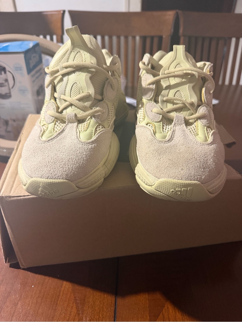 Yeezy Boost 500 Lemon Yellow Athletic Shoes - Picture 2 of 3